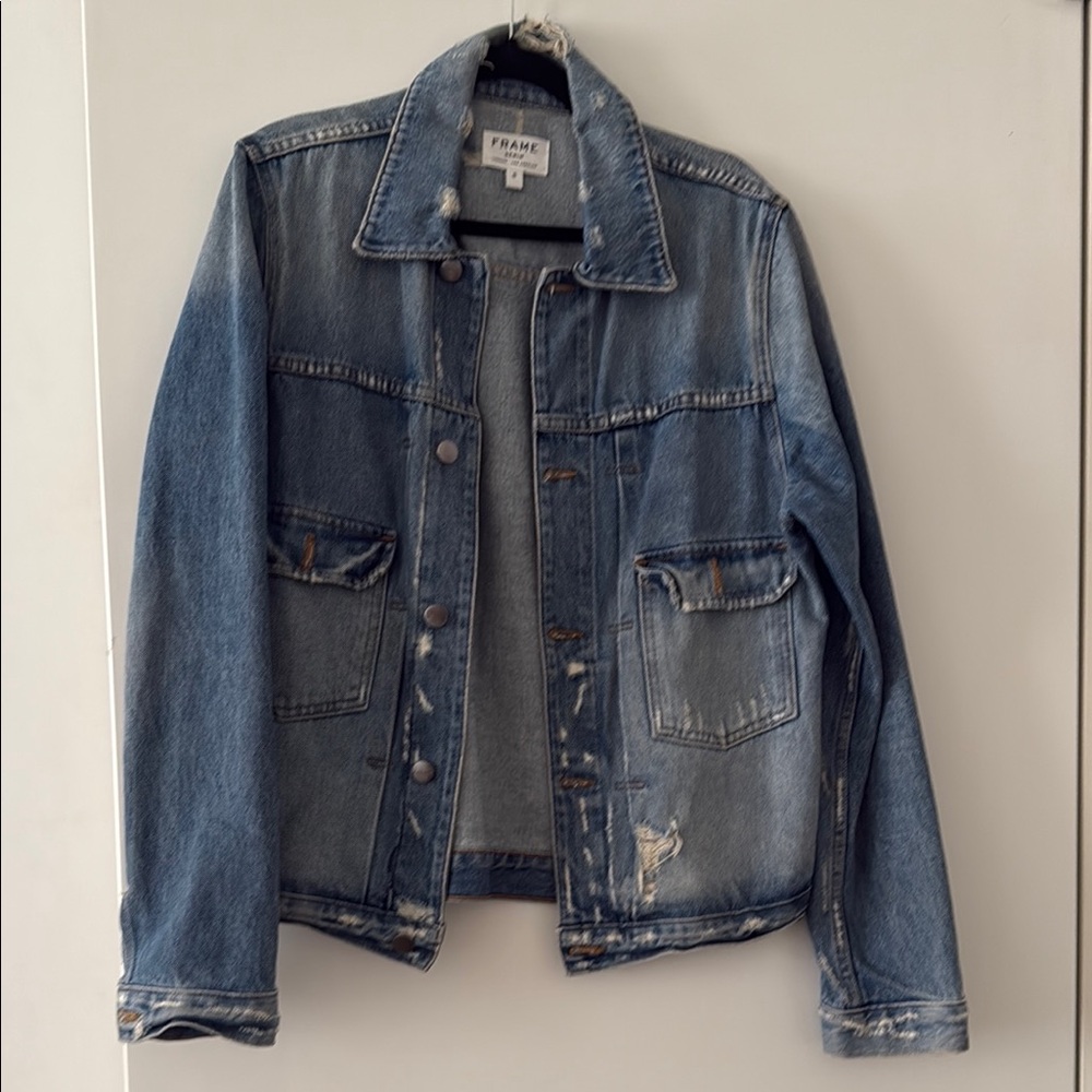 Frame Denim Men's Blue Denim Jacket